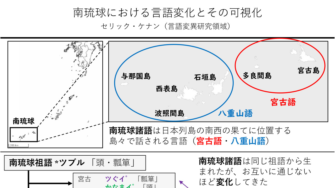「南琉球における言語変化とその可視化」